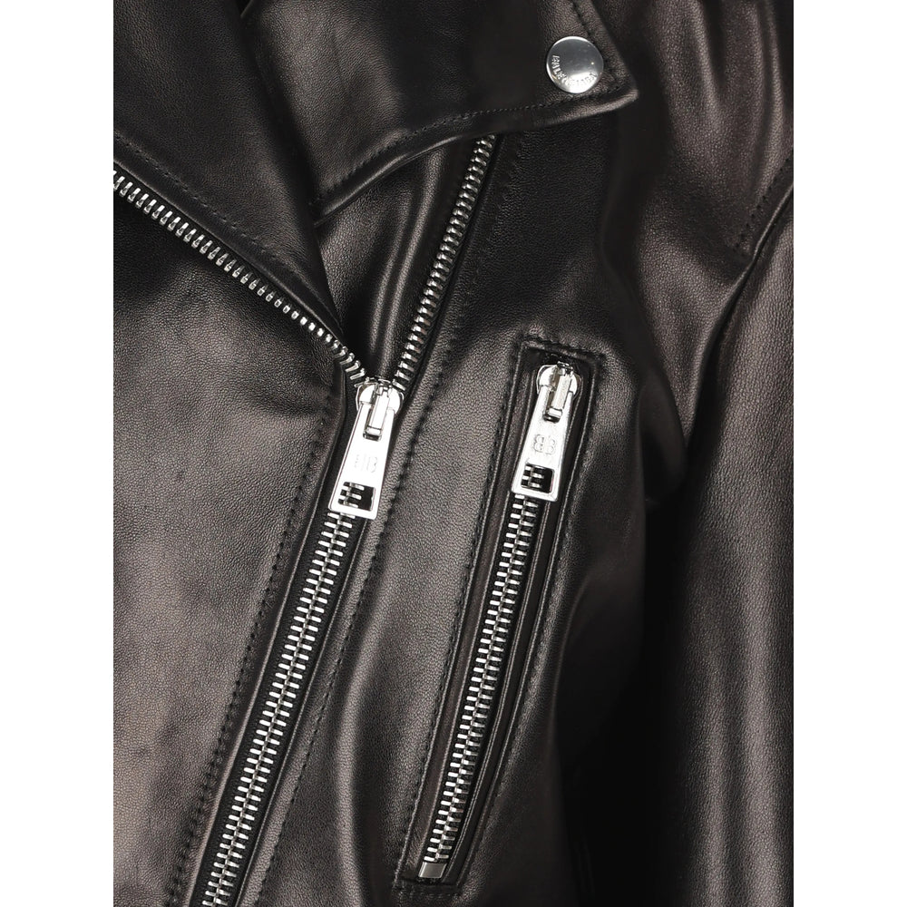 Balenciaga Black Jackets - Leather Jackets Women BALENCIAGA