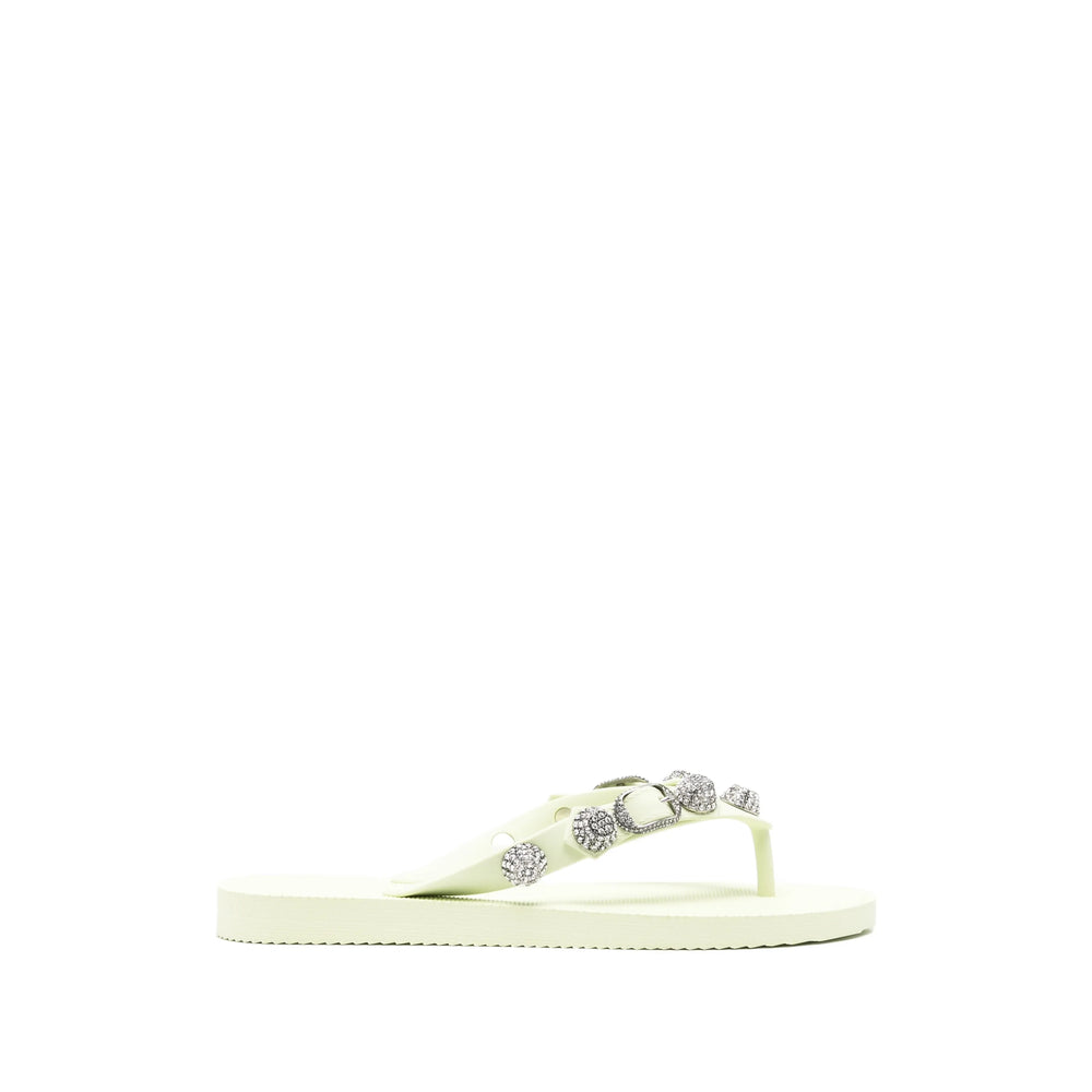 Balenciaga Green Flip-Flops & Slides Women BALENCIAGA