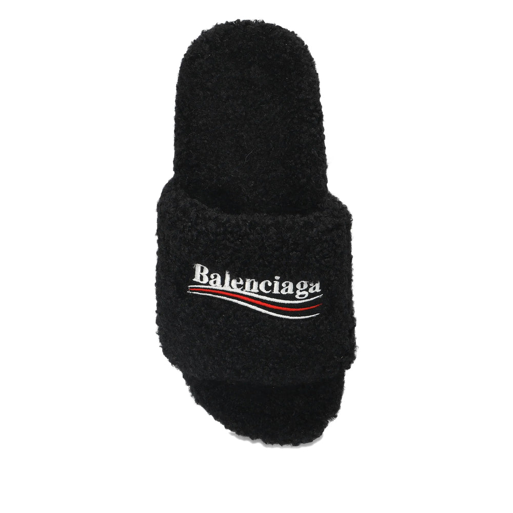 Balenciaga Black Flip-Flops & Slides Women BALENCIAGA