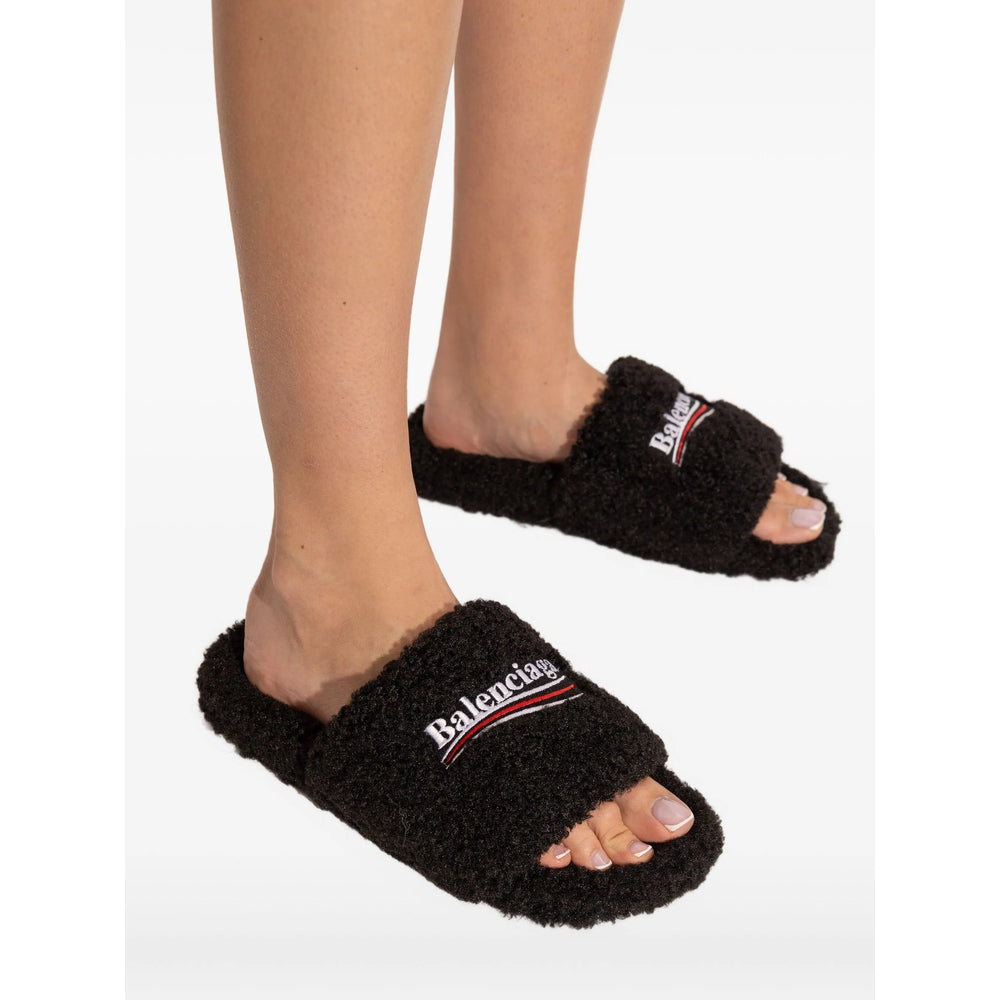Balenciaga Black Flip-Flops & Slides Women BALENCIAGA