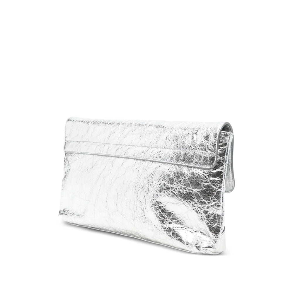 Balenciaga Silver Clutch Bags Women BALENCIAGA