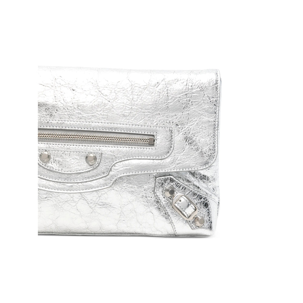 Balenciaga Silver Clutch Bags Women BALENCIAGA