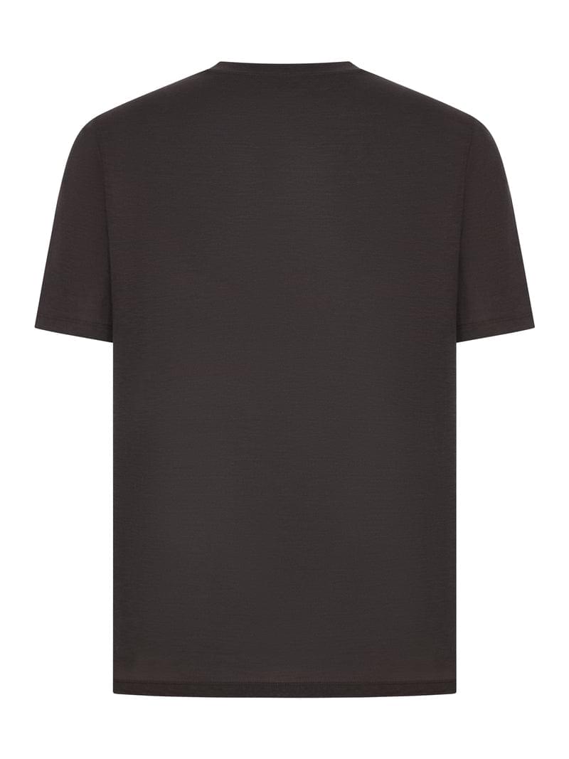 Saint Laurent Men Cassandre T-Shirt In Silk And Cotton SAINT LAURENT
