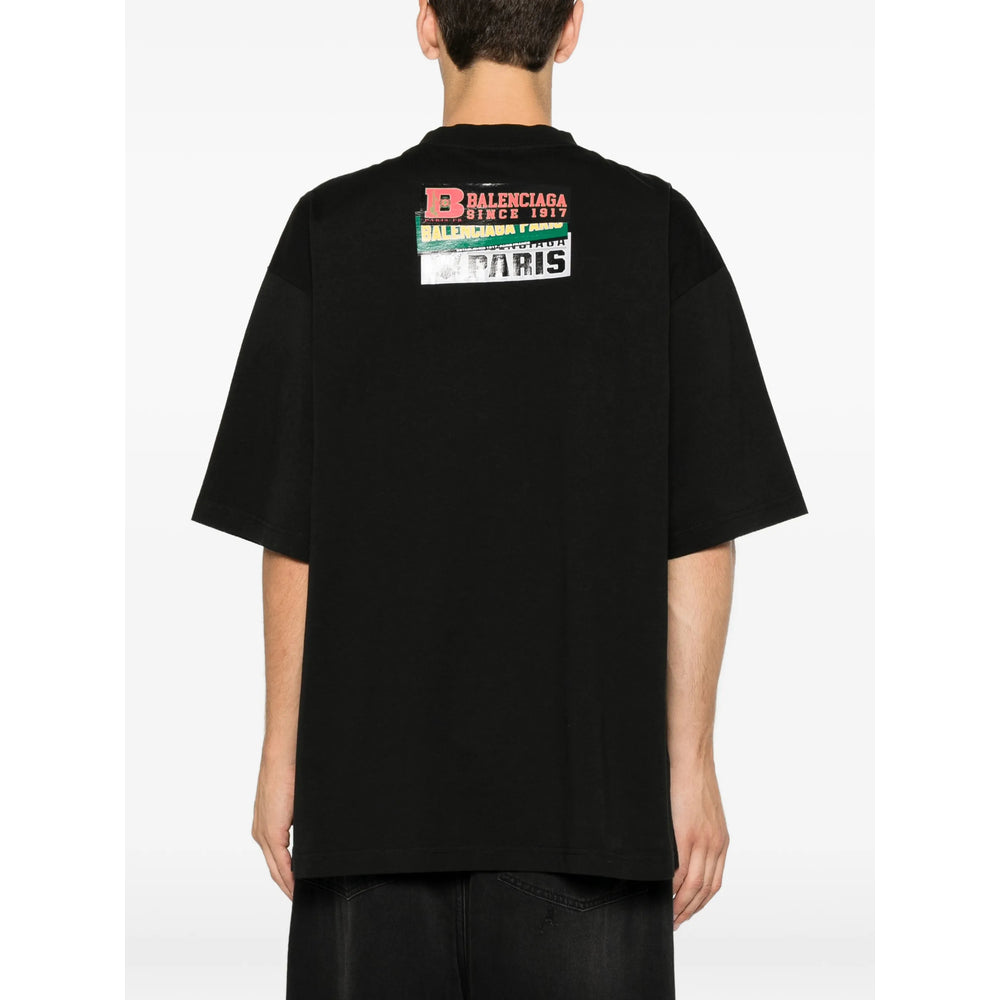 Balenciaga Black T-Shirts & Vests - T-Shirts Men BALENCIAGA