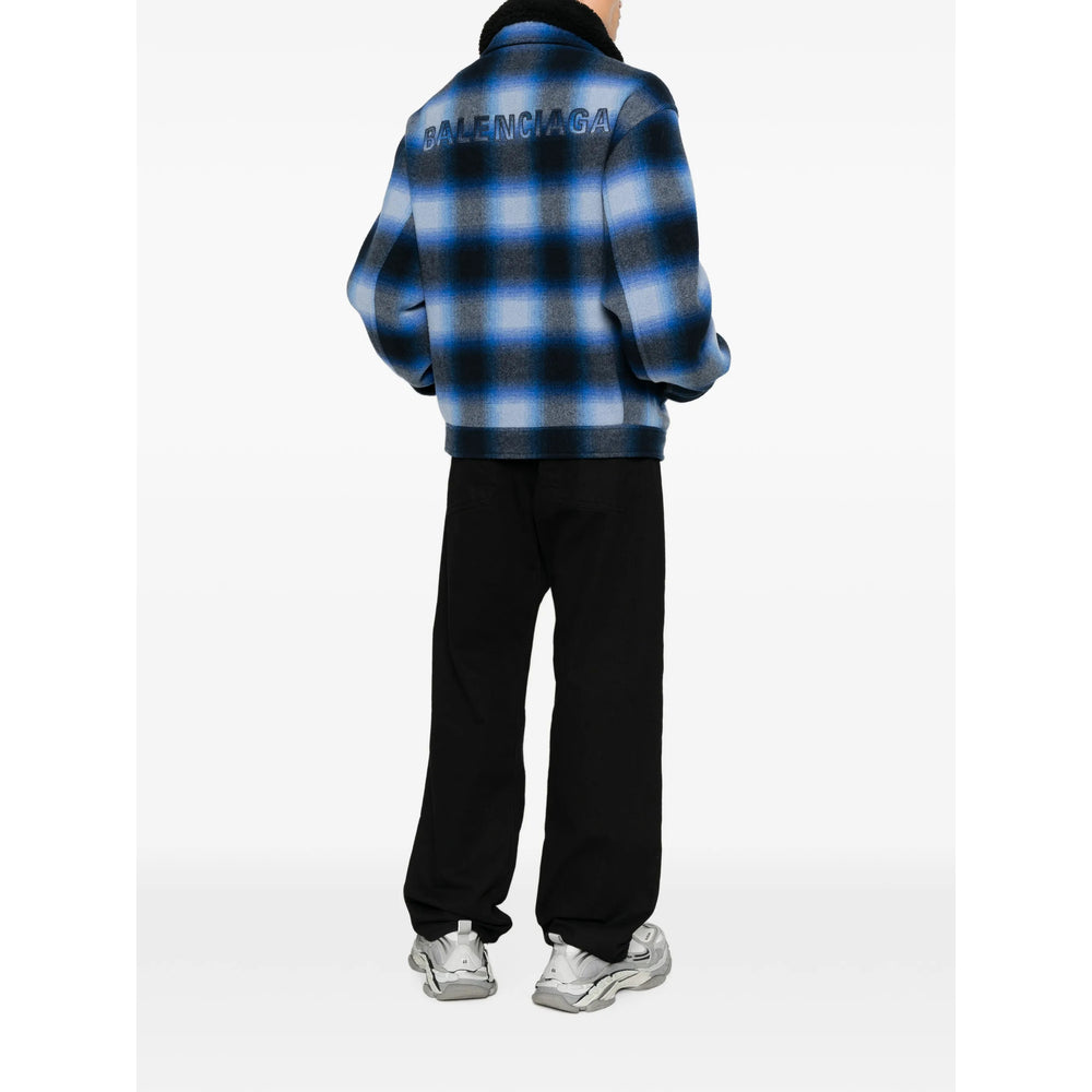 Balenciaga Blue Jackets - Shirt Jackets Men BALENCIAGA