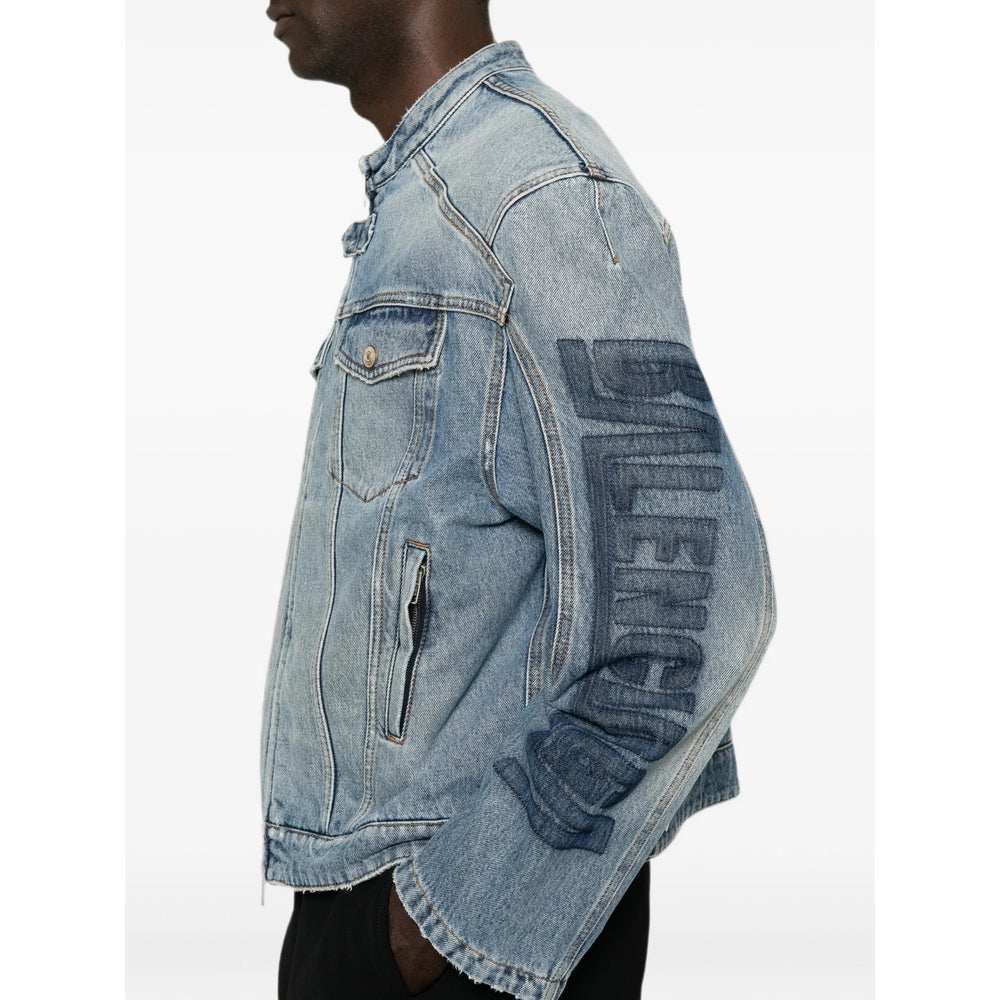 Balenciaga Blue Jackets - Denim Jackets Men BALENCIAGA