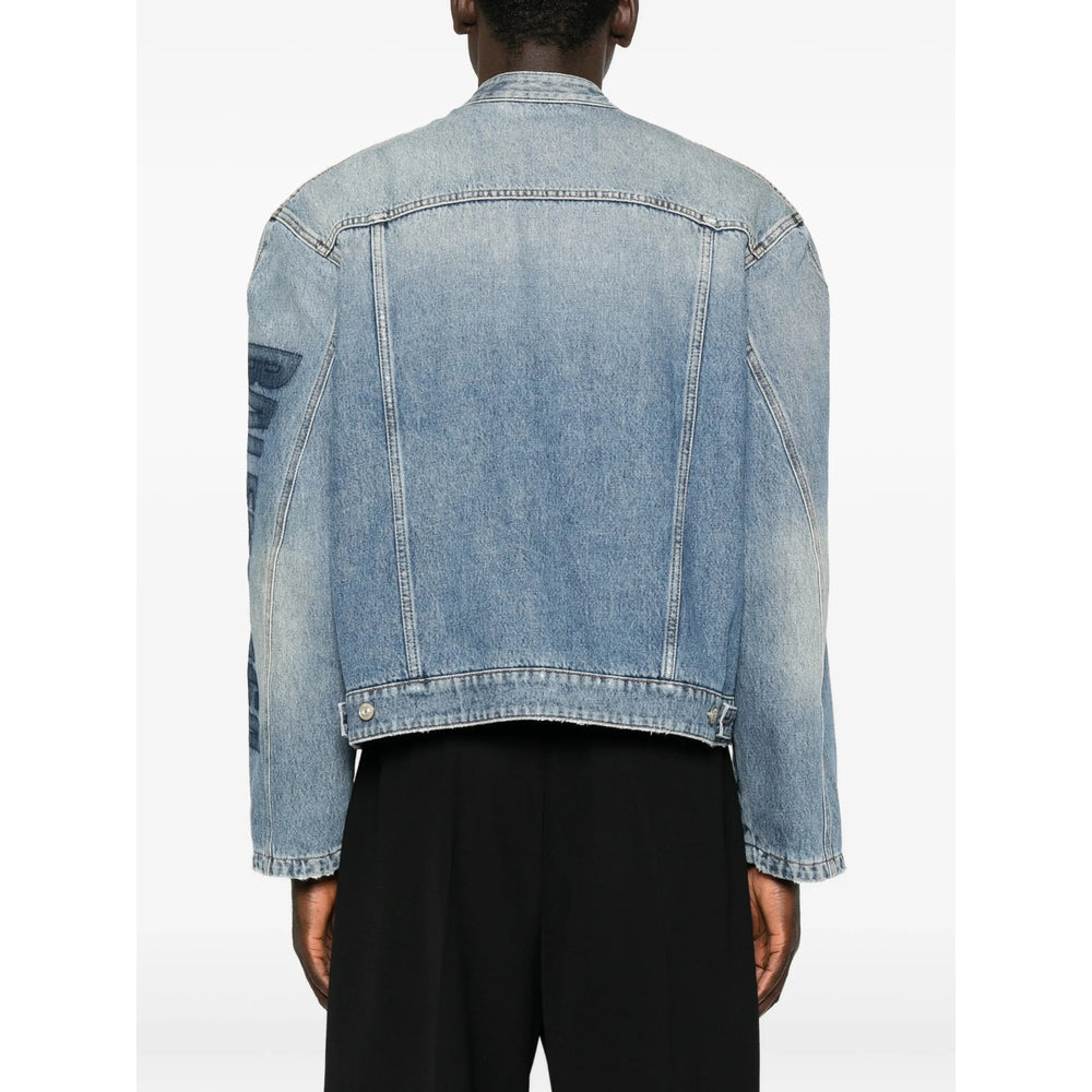 Balenciaga Blue Jackets - Denim Jackets Men BALENCIAGA