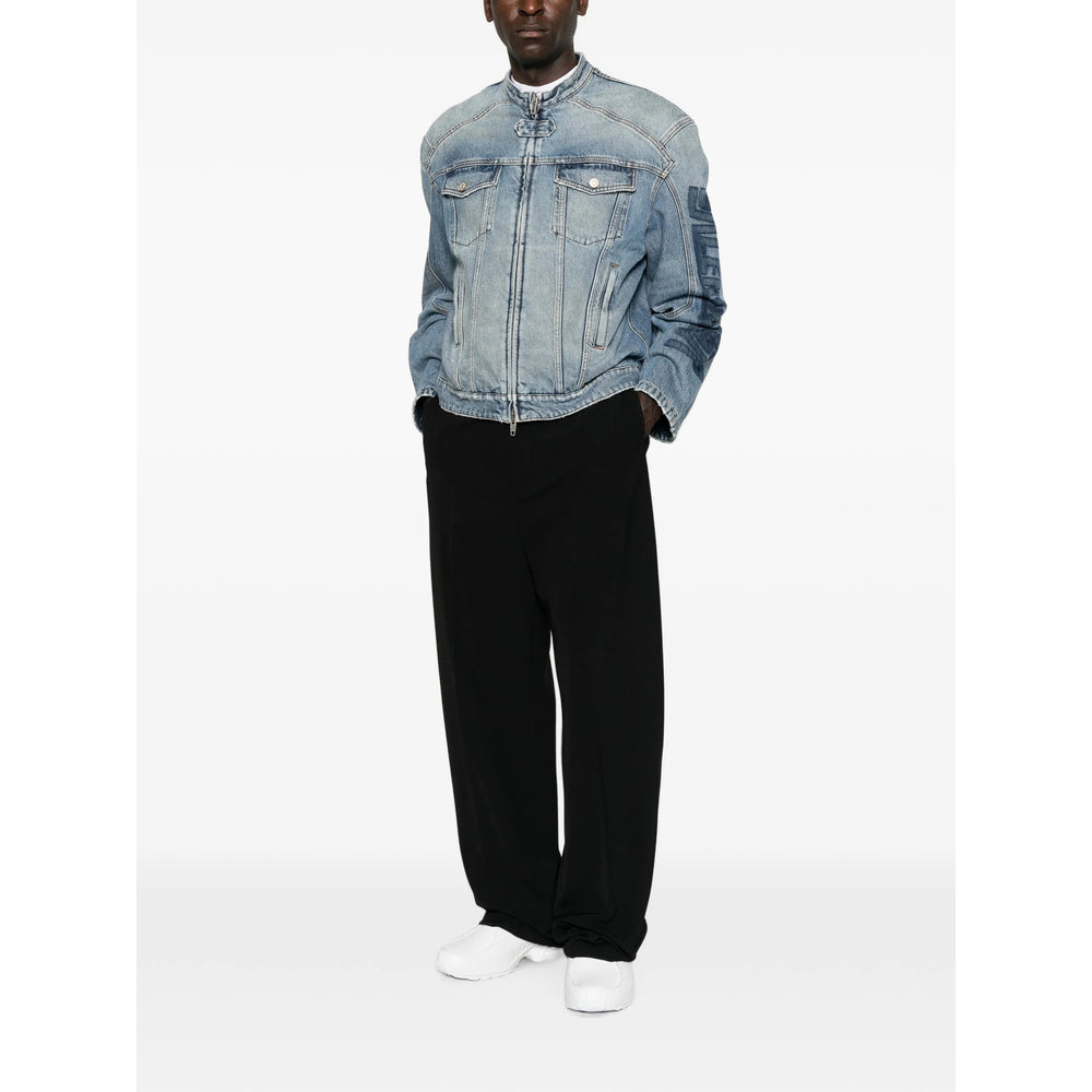 Balenciaga Blue Jackets - Denim Jackets Men BALENCIAGA
