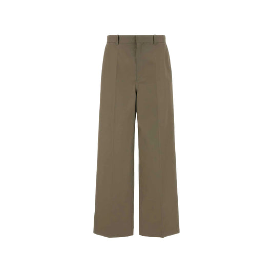 Balenciaga Brown Trousers - Wide-Leg Trousers Men