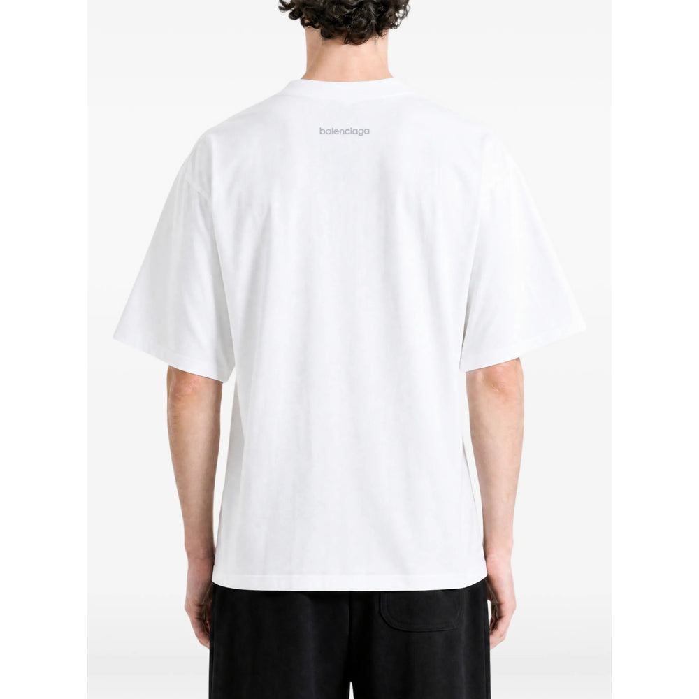 Balenciaga White T-Shirts & Vests - T-Shirts Men BALENCIAGA