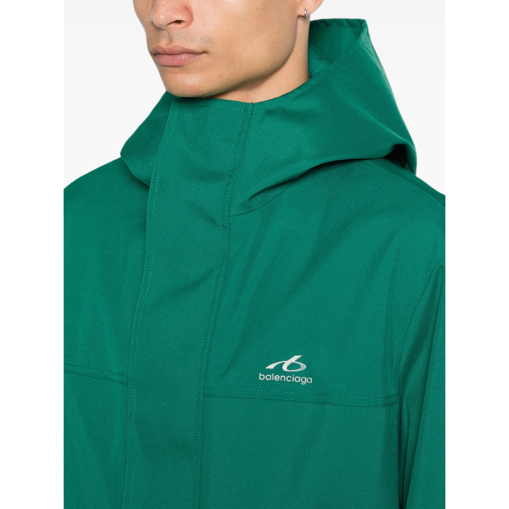 Balenciaga Green Coats - Single Breasted Coats Men BALENCIAGA