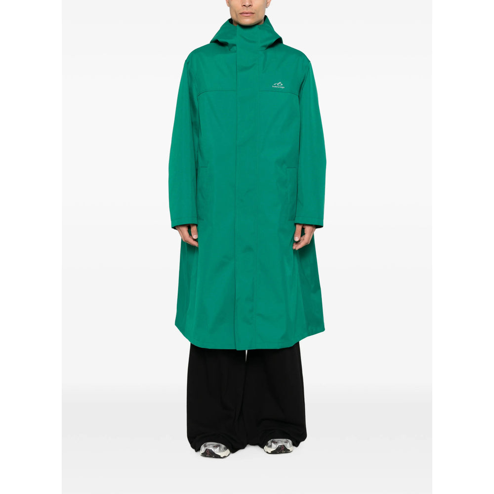 Balenciaga Green Coats - Single Breasted Coats Men BALENCIAGA