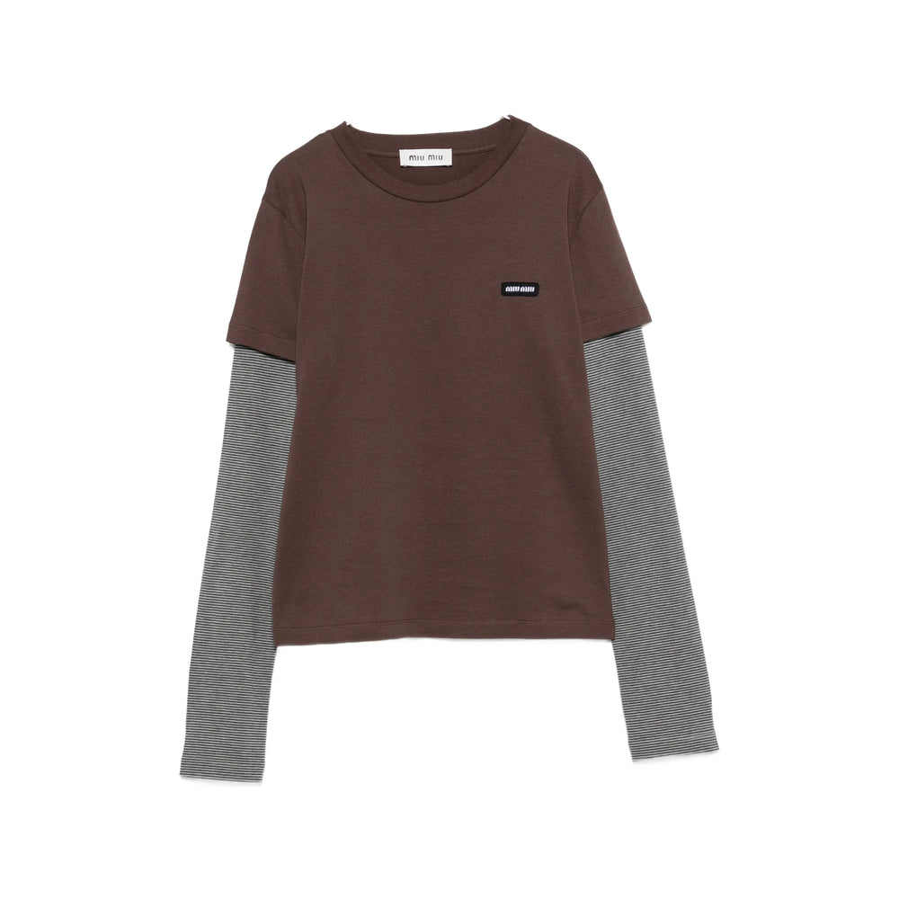 Miu Miu Brown Knitwear - Jumpers Women MIU MIU
