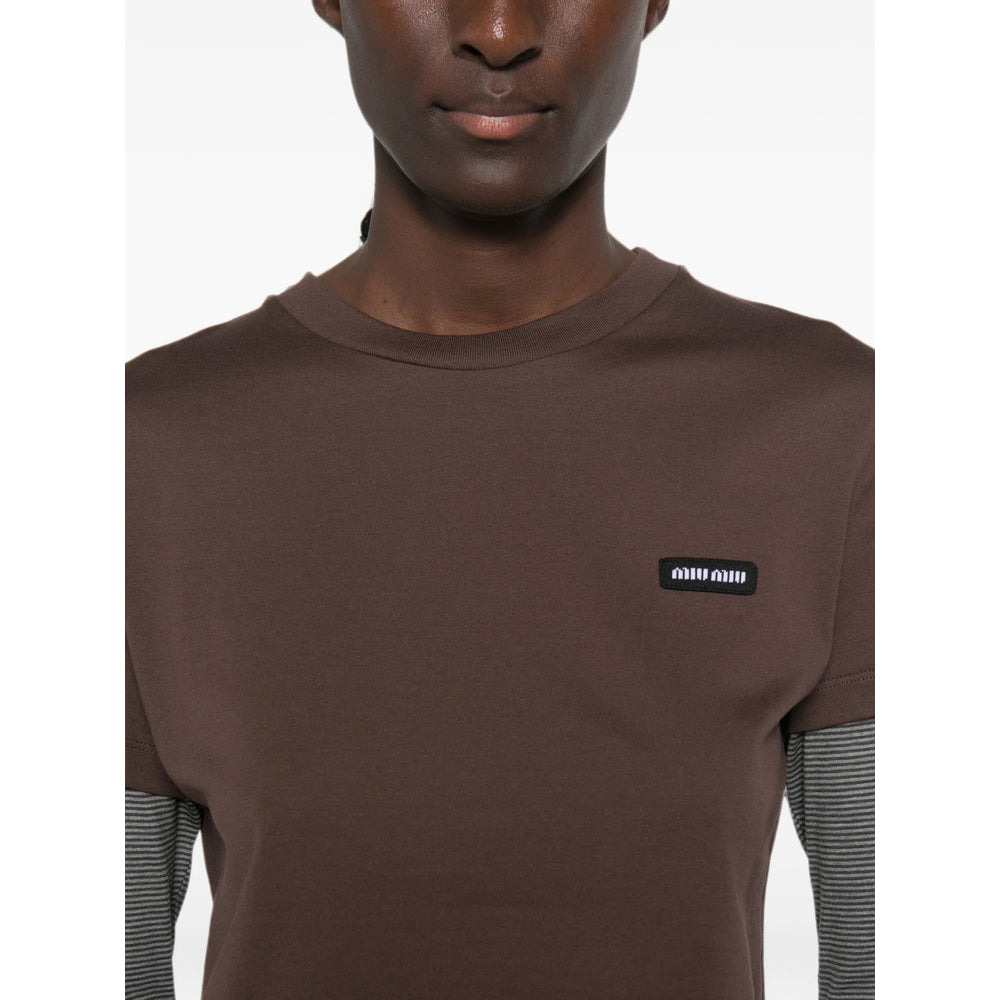 Miu Miu Brown Knitwear - Jumpers Women MIU MIU