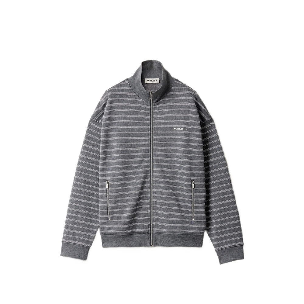 Miu Miu Grey Tops - Sweatshirts Women MIU MIU