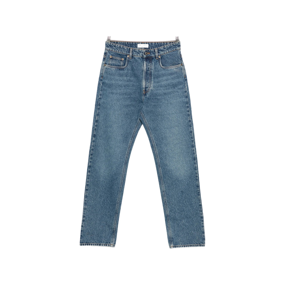 Miu Miu Blue Denim - Straight-Leg Jeans Women MIU MIU