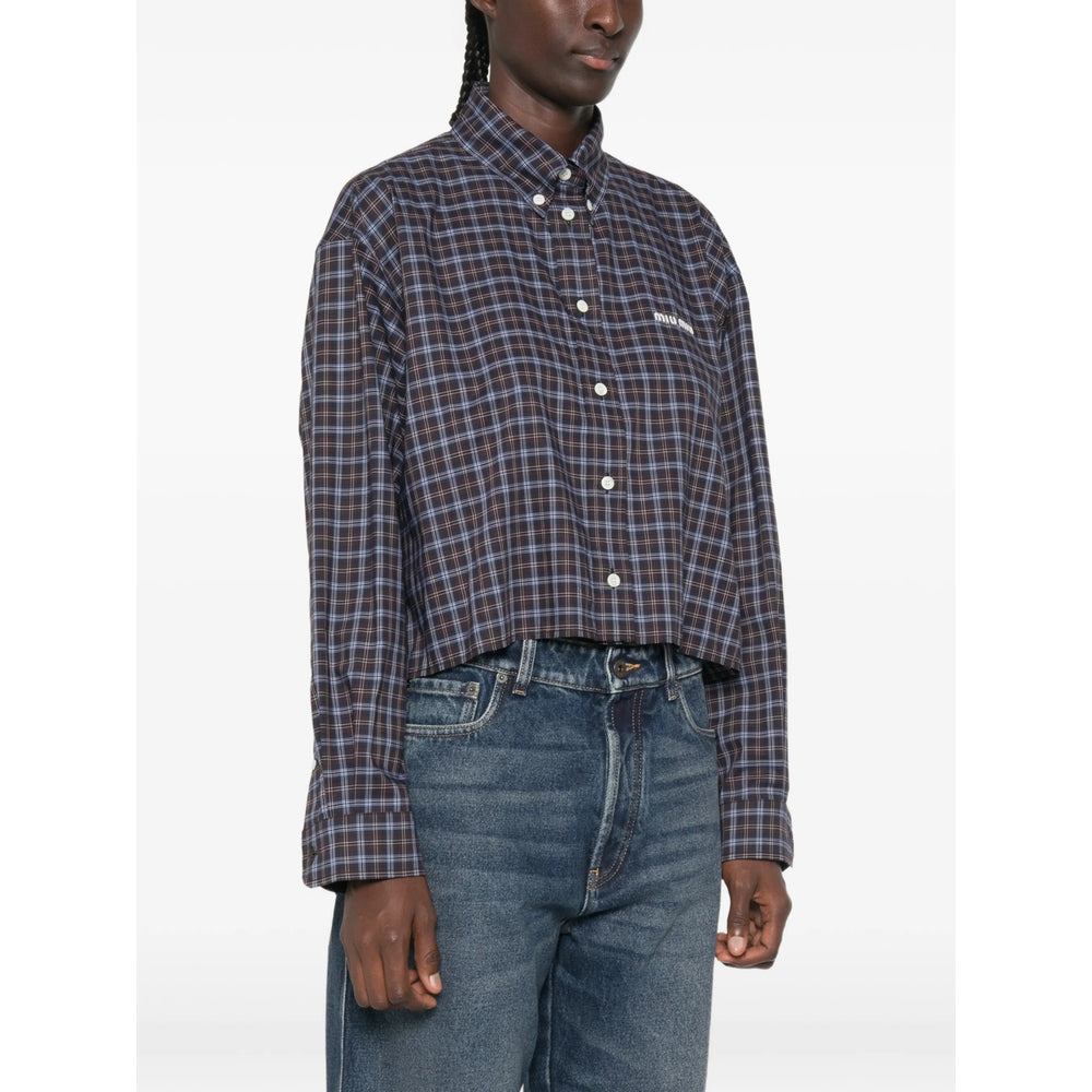 Miu Miu Brown Tops - Shirts Women MIU MIU