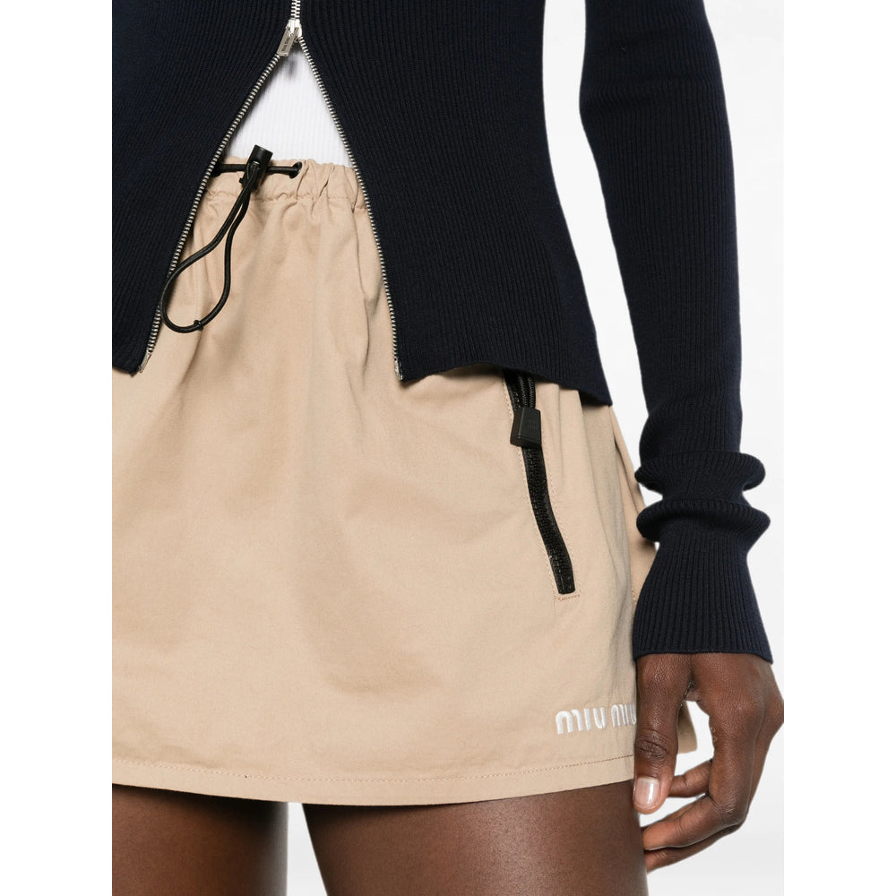 Miu Miu Neutrals Skirts - A-Line Skirts Women MIU MIU