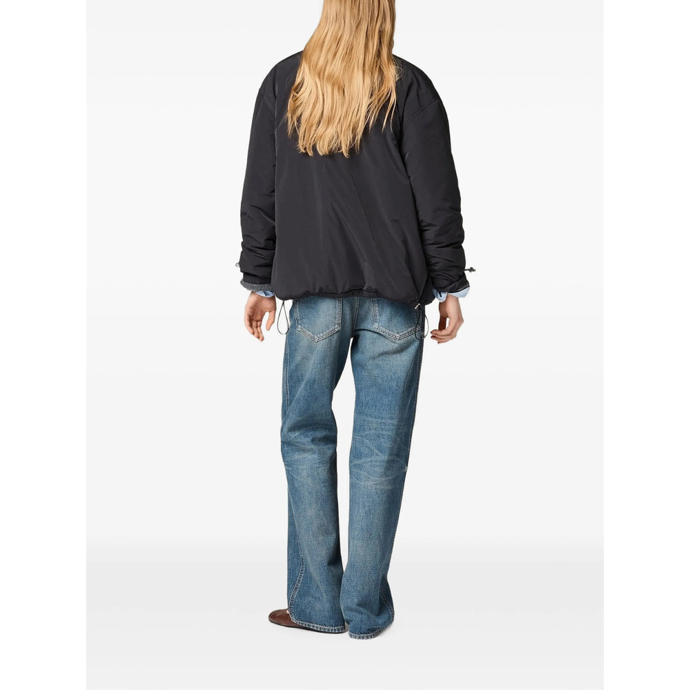 Miu Miu Black Jackets - Oversized Jackets Women MIU MIU