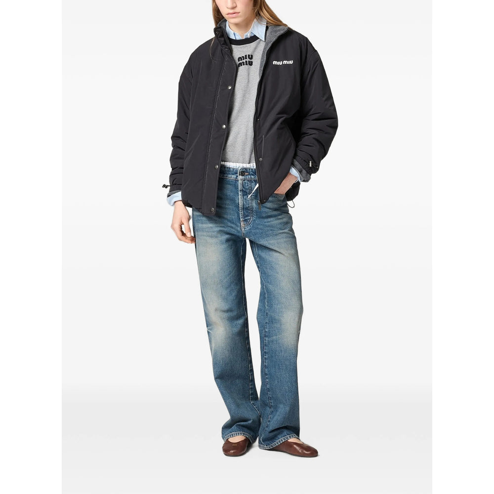 Miu Miu Black Jackets - Oversized Jackets Women MIU MIU
