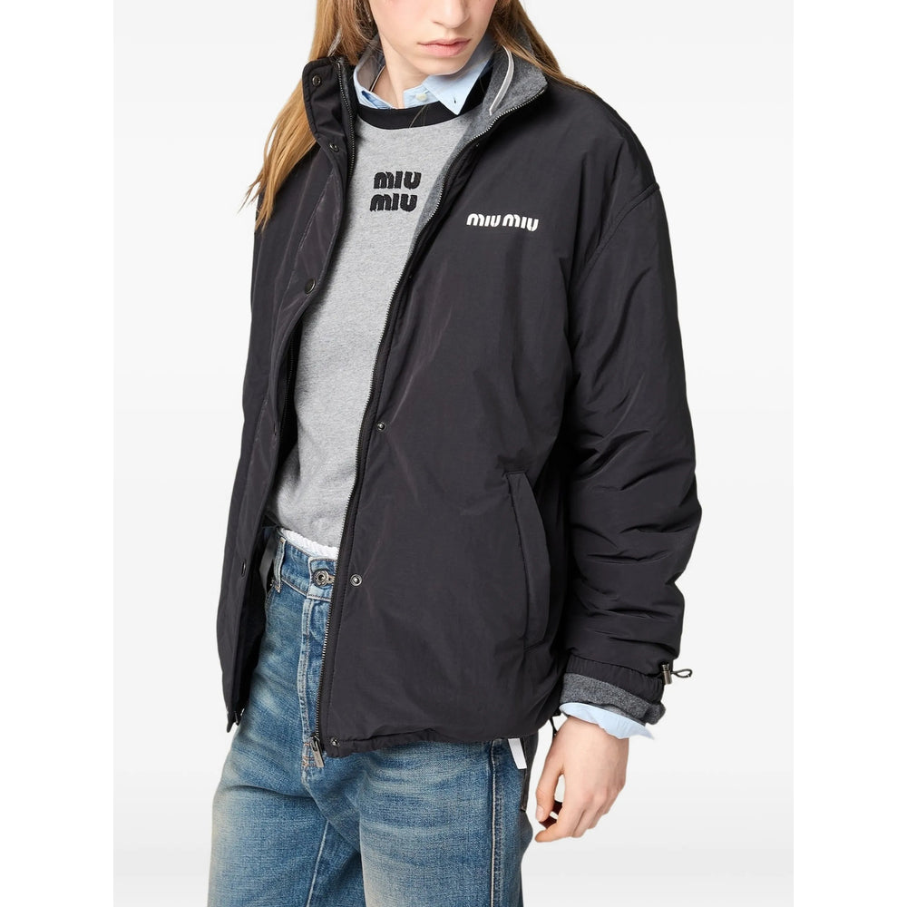 Miu Miu Black Jackets - Oversized Jackets Women MIU MIU
