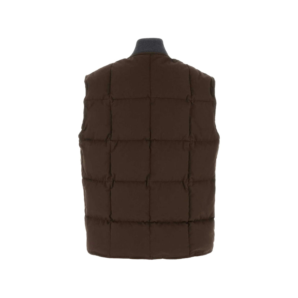 Miu Miu Brown Jackets - Waistcoat & Gilets Women MIU MIU