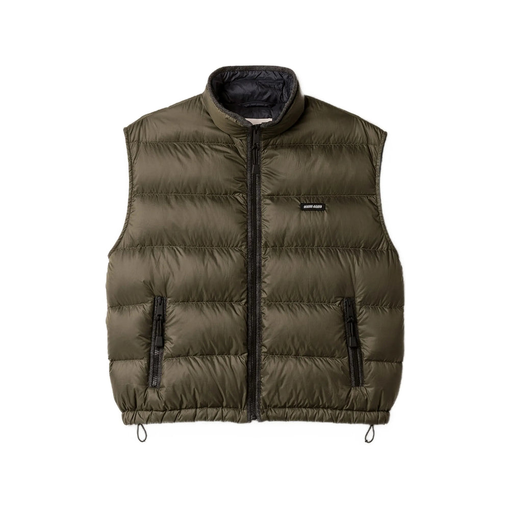 Miu Miu Green Jackets - Waistcoat & Gilets Women