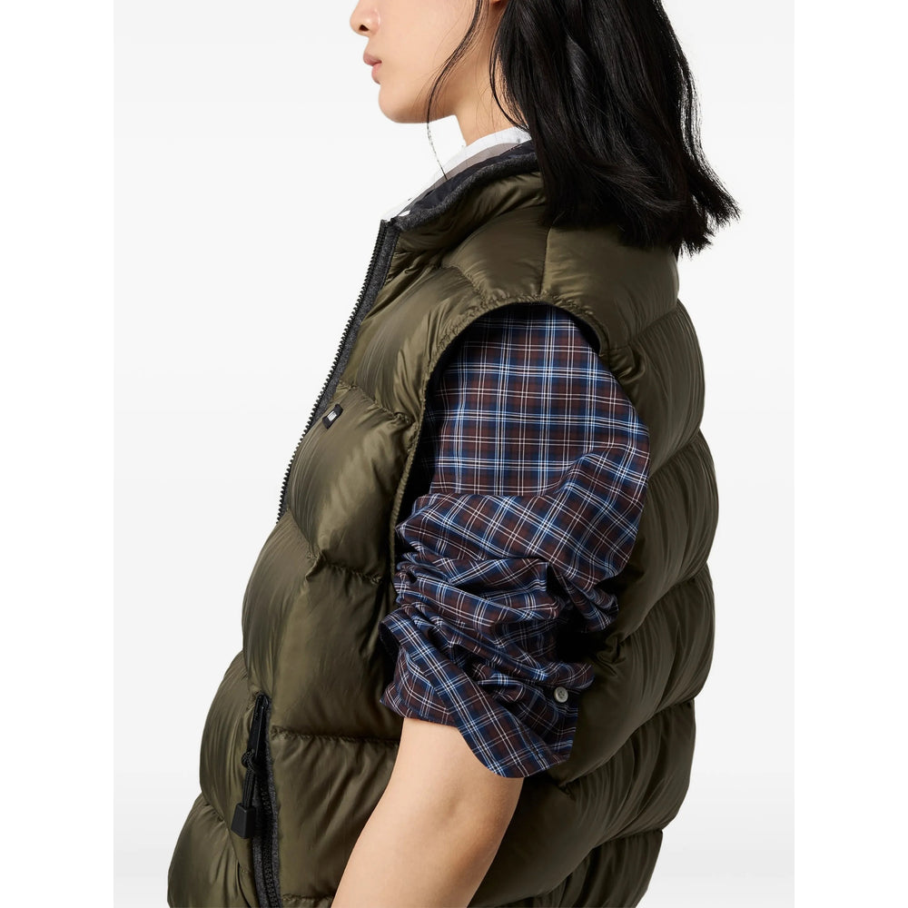 Miu Miu Green Jackets - Waistcoat & Gilets Women