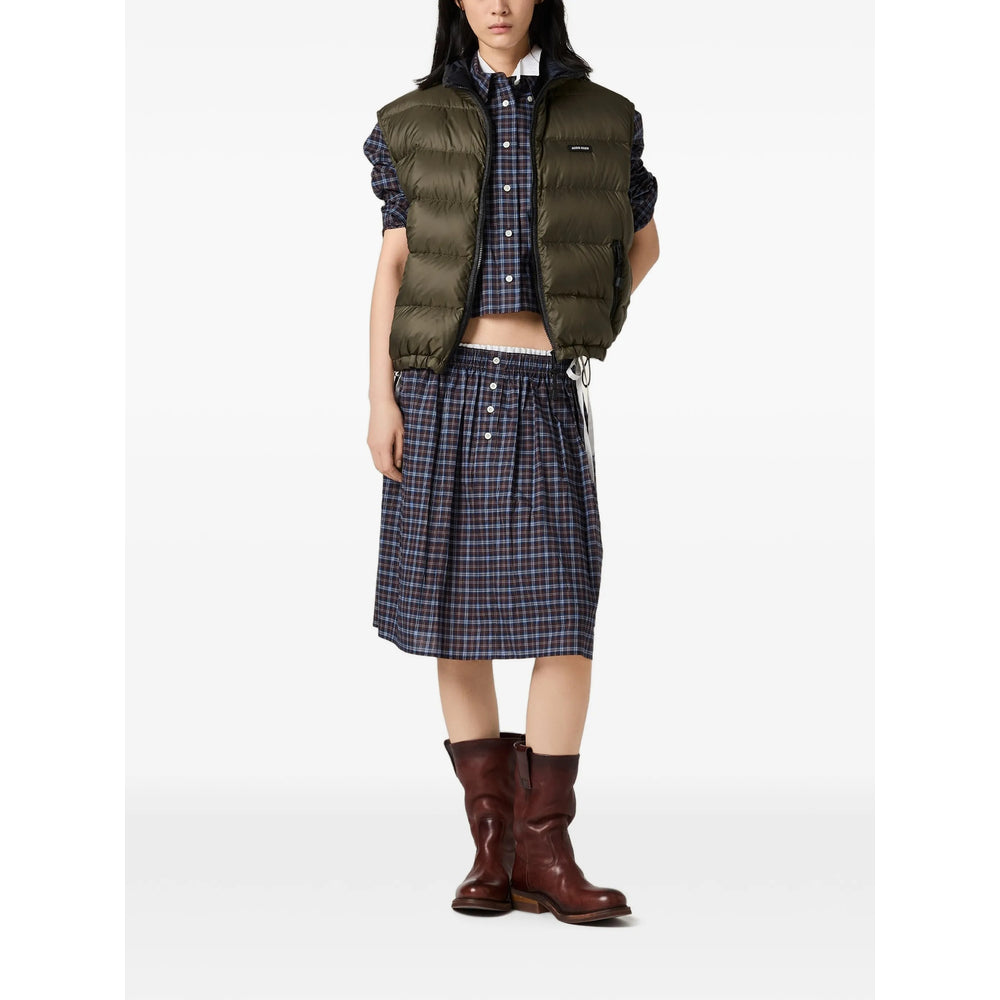 Miu Miu Green Jackets - Waistcoat & Gilets Women