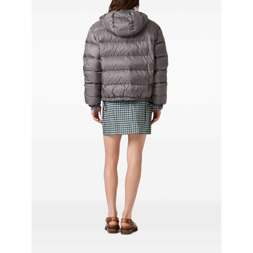 Miu Miu Grey Jackets - Puffer Jackets Women