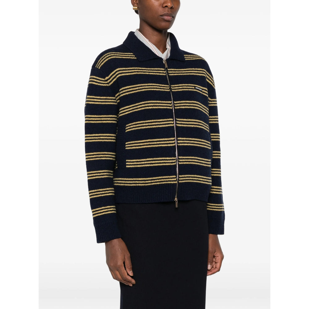 Miu Miu Blue Knitwear Women MIU MIU