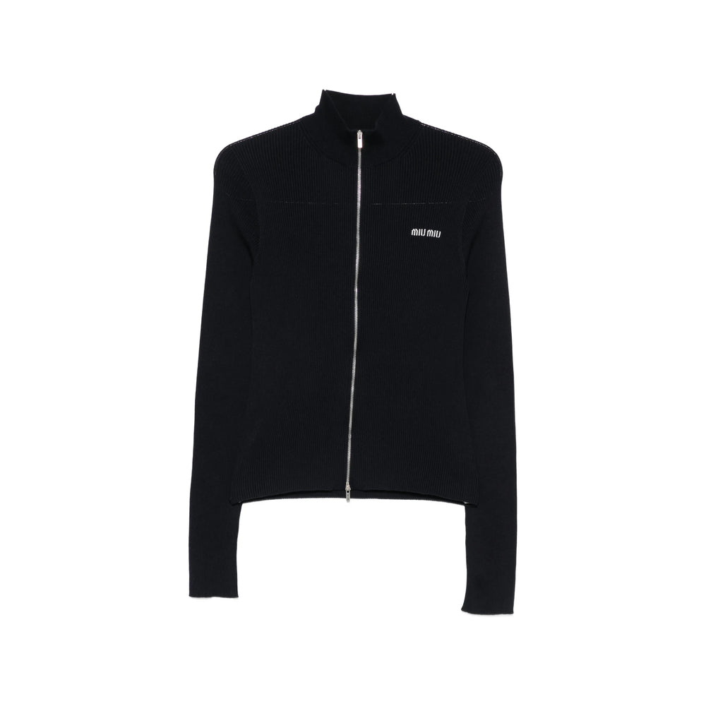 Miu Miu Blue Knitwear - Cardigans Women MIU MIU