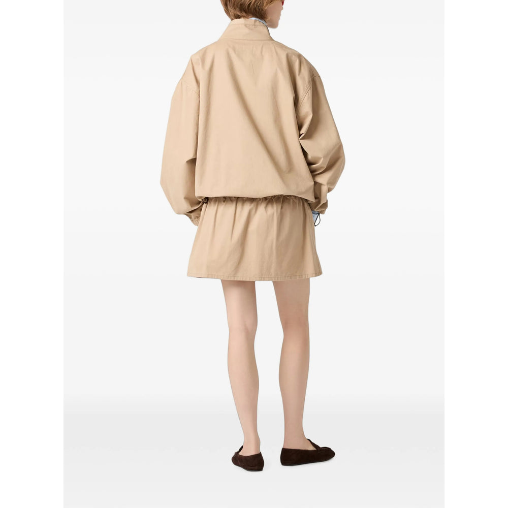 Miu Miu Neutrals Jackets - Bomber Jackets Women