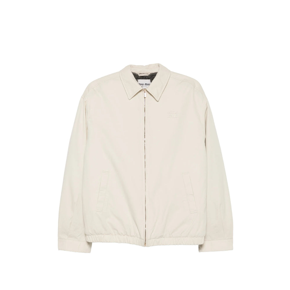 Miu Miu Neutrals Jackets - Bomber Jackets Women MIU MIU