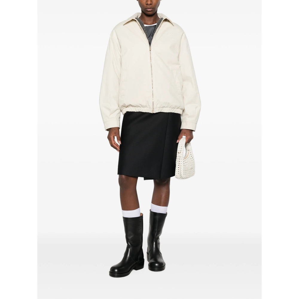 Miu Miu Neutrals Jackets - Bomber Jackets Women MIU MIU