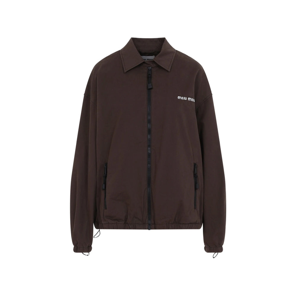 Miu Miu Brown Jackets - Oversized Jackets Women MIU MIU
