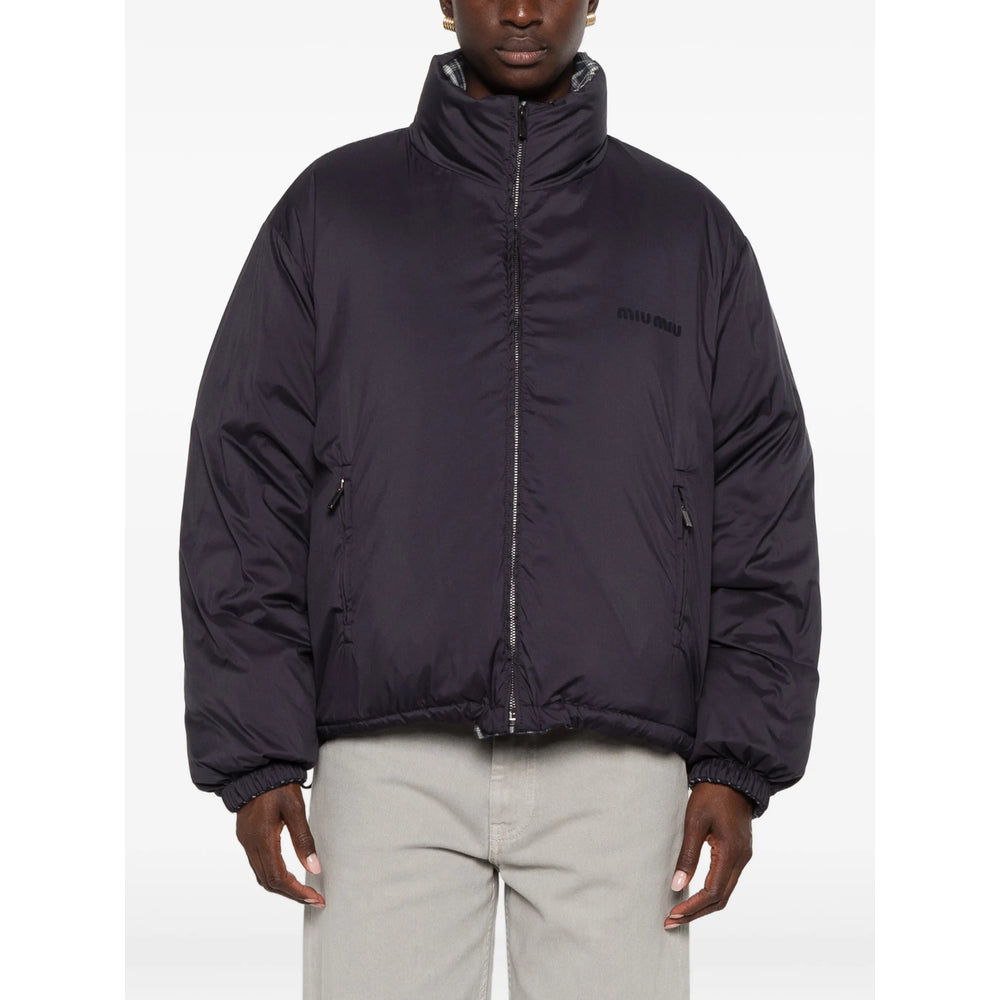 Miu Miu Blue Jackets - Puffer Jackets Women MIU MIU