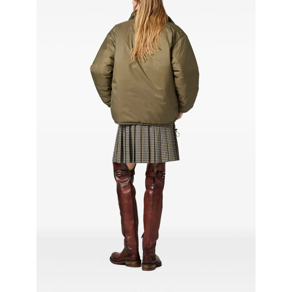 Miu Miu Green Jackets - Puffer Jackets Women MIU MIU