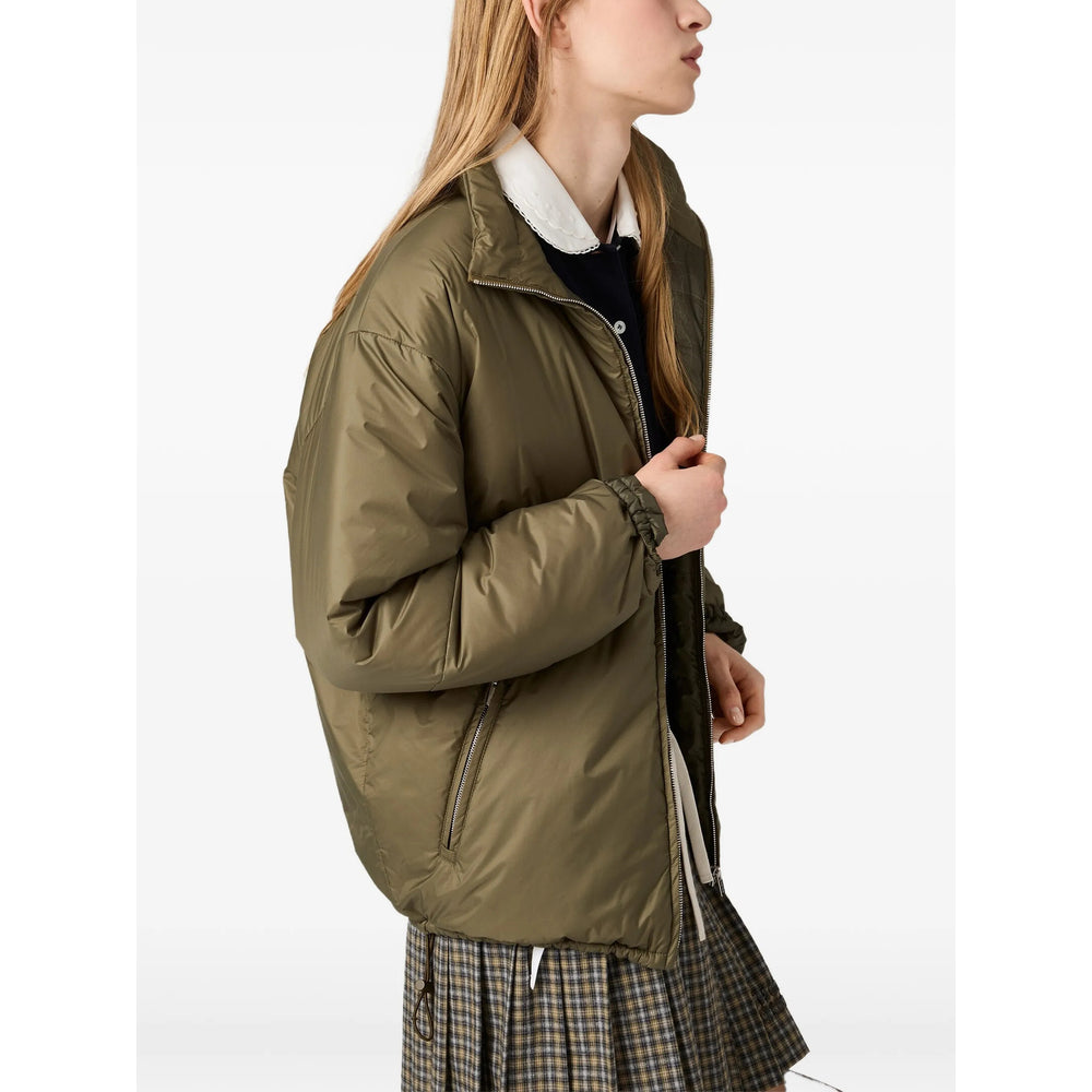 Miu Miu Green Jackets - Puffer Jackets Women MIU MIU