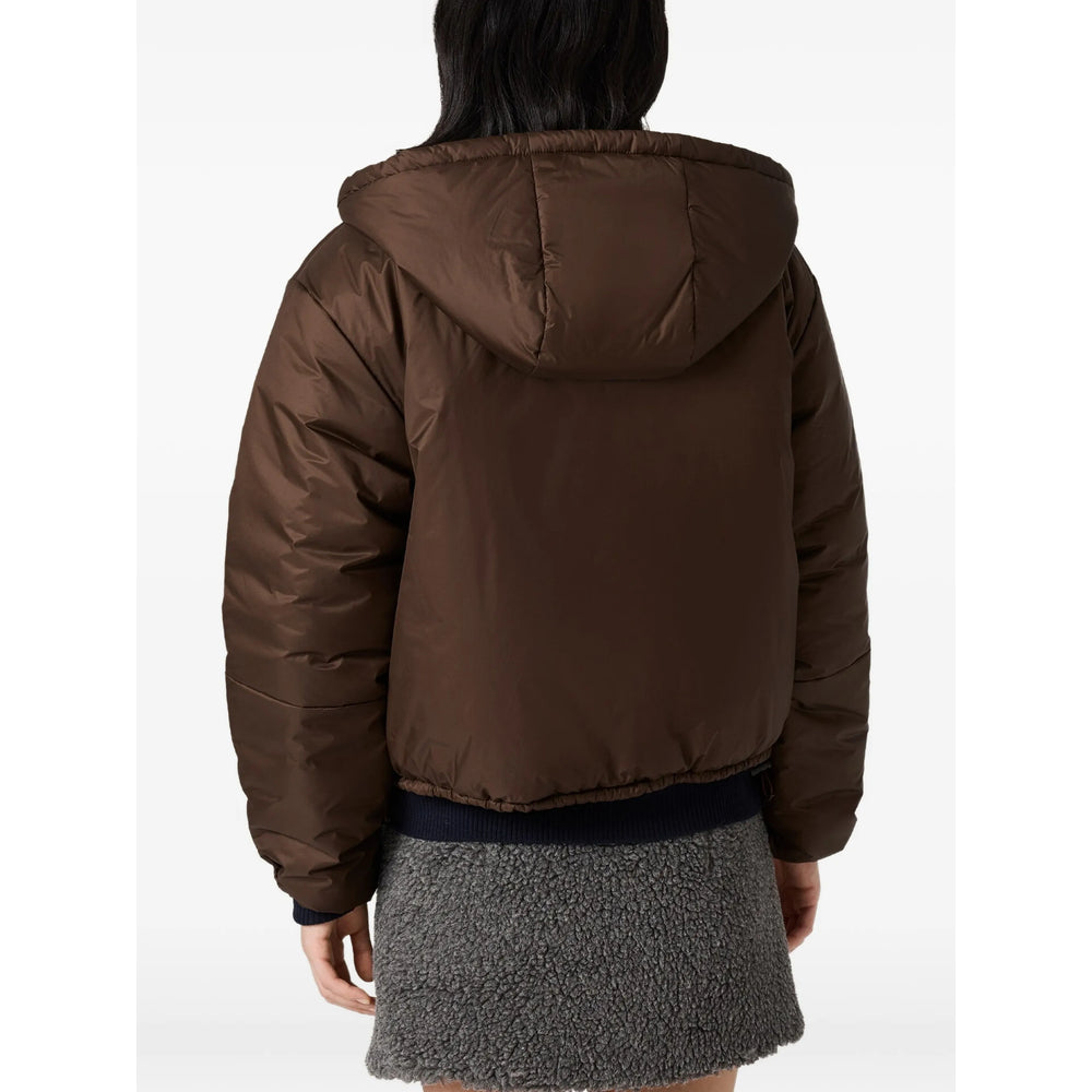 Miu Miu Brown Jackets - Puffer Jackets Women MIU MIU