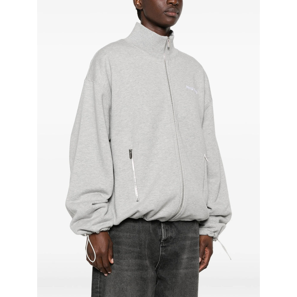 Miu Miu Grey Tops - Sweatshirts Women MIU MIU