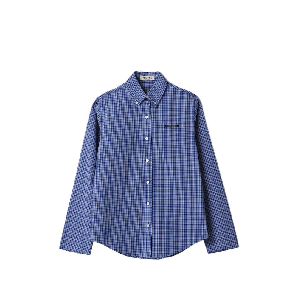 Miu Miu Blue Tops - Shirts Women MIU MIU