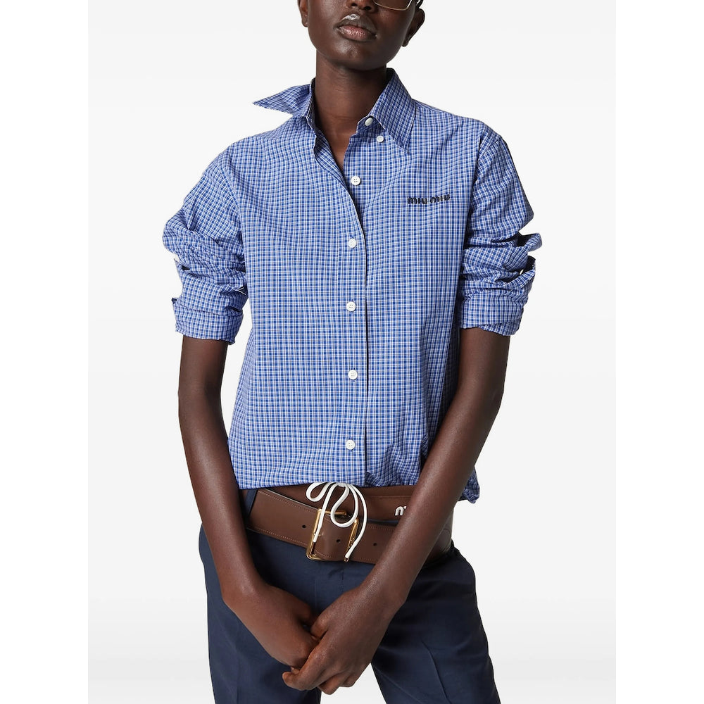 Miu Miu Blue Tops - Shirts Women MIU MIU