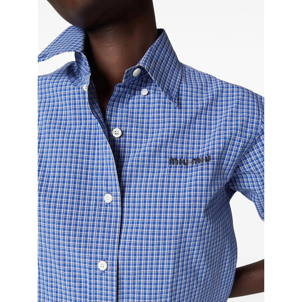 Miu Miu Blue Tops - Shirts Women MIU MIU