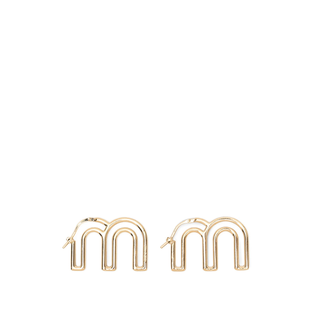 Miu Miu Gold Earrings Women MIU MIU