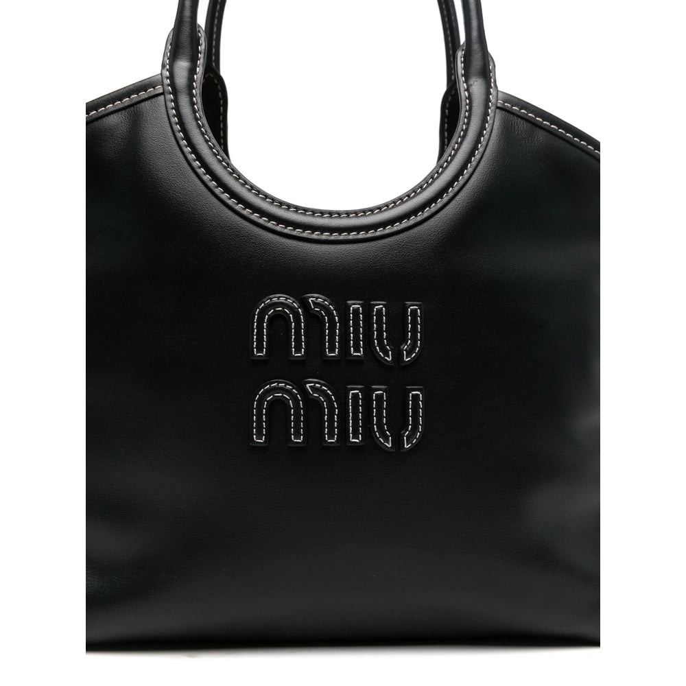 Miu Miu Black Tote Bags Women MIU MIU
