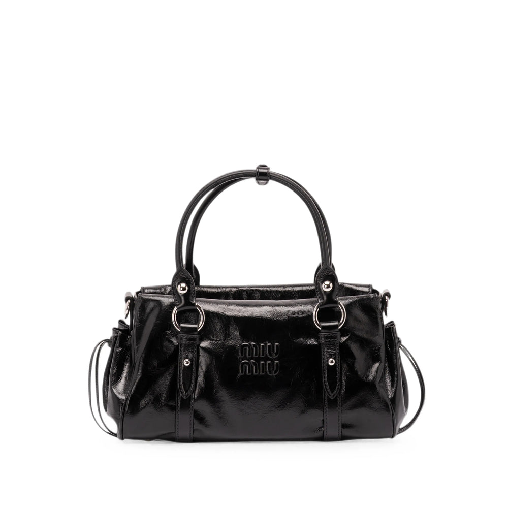 Miu Miu Black Tote Bags Women MIU MIU