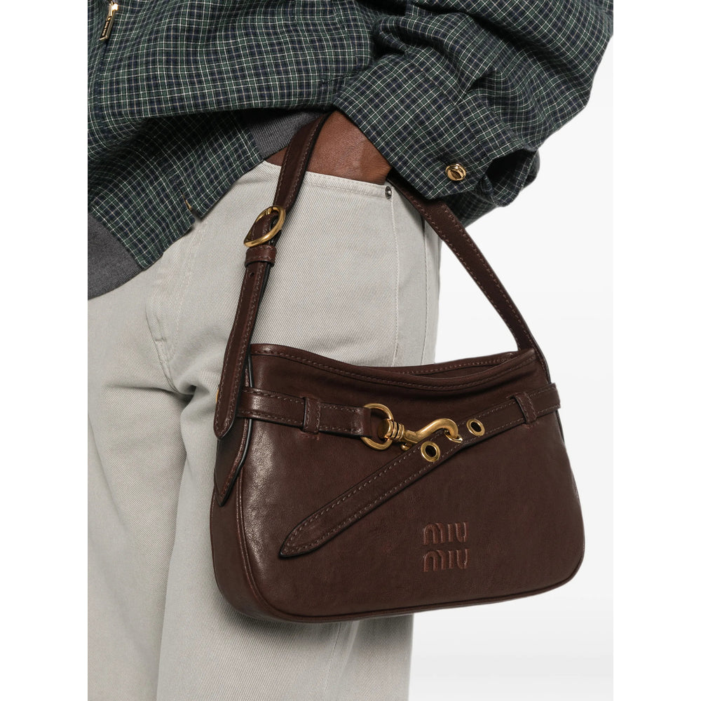 Miu Miu Brown Shoulder Bags Women MIU MIU
