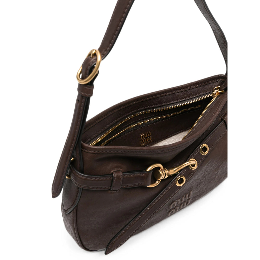 Miu Miu Brown Shoulder Bags Women MIU MIU