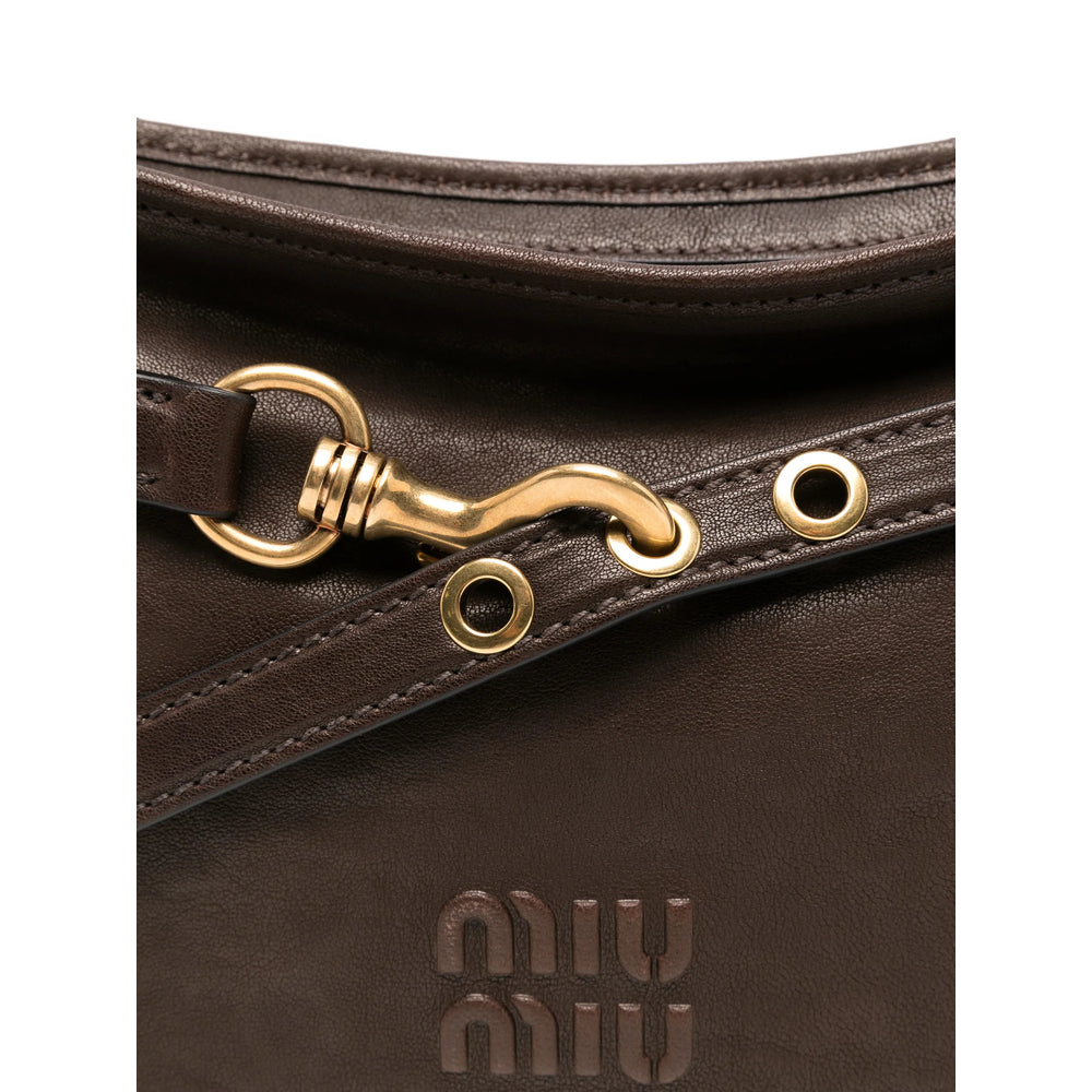 Miu Miu Brown Shoulder Bags Women MIU MIU
